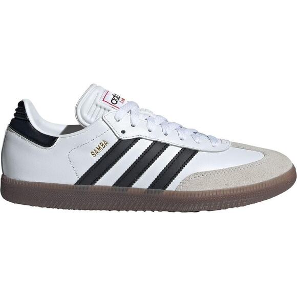 NWT adidas Unisex Samba Indoor Sneaker, White/Black/Vivid Red, 9.5 US Men main image 8